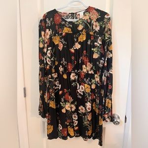 H&M Floral Long Sleeve Dress